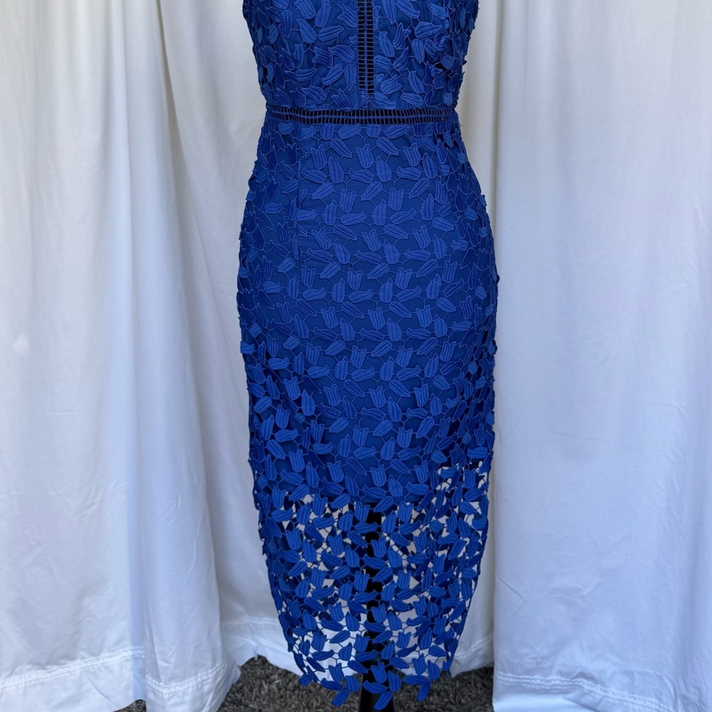Bardot Blue Lace Dress
